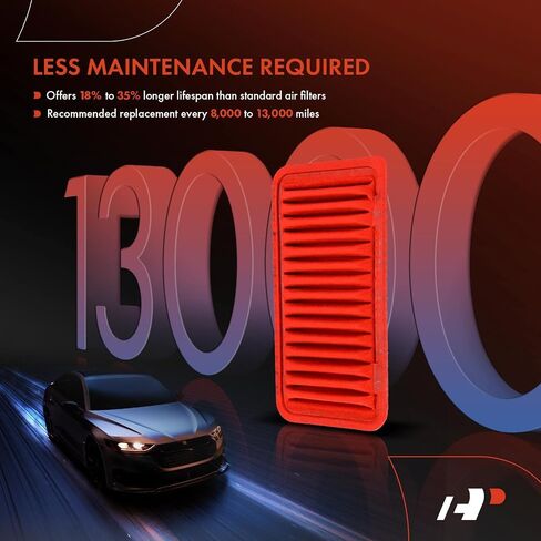 A-Premium Pre-oiled Engine Air Filter Compatible with Toyota, Subaru, Scion & Pontiac - 86 2017-2020, Corolla/Matrix/Vibe 2003-2008, BRZ 2013-2020, FR-S 2013-2016, tC 2005-2010, 1.8L 2.0L 2.4L in Saudi Arabia