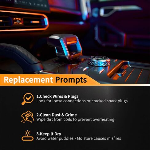 حزم ملف الإشعال UF592 OEM (مجموعة من 6) - متوافقة مع BMW 128i 135i 335i 325i 328i 330i 525i 528i 530i 535i 545i 550i 650i 740i 750i 760i - L6 2.5L 3.0L - يستبدل 12137562744 C1638 12137594937 in Kuwait