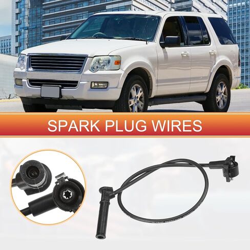 ACROPIX Car Spark Plug Coil Wires Ignition Coil Harness Cable Fit for Ford Explorer V6 4.0L 1997-2001 No.XU2Z12259FA/XU2Z12259-FA - Pack of 6 in Saudi Arabia