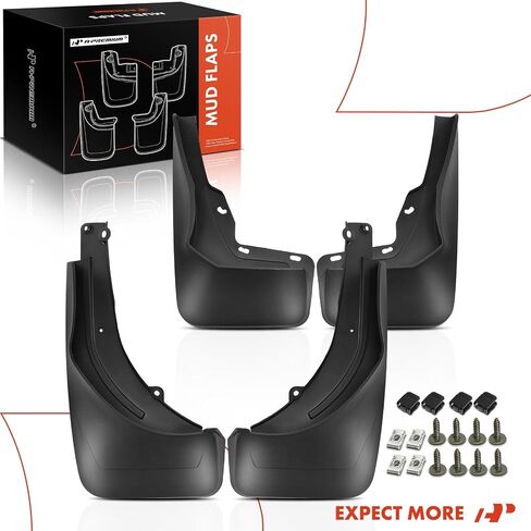 A-Premium Set of 4PCS Mud Flaps Splash Guards Mudguards Mudflaps Compatible with Mercedes-Benz W167, GLE350 GLE450 GLE400 GLE500e, 2019-2025, Sport Utility 4-Door, FH and RH in Saudi Arabia