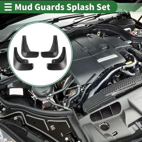 واقيات الطين من Motoforti واقيات الطين لميتسوبيشي لانسر 2007-2019 مع ملحقات التركيب in Saudi Arabia