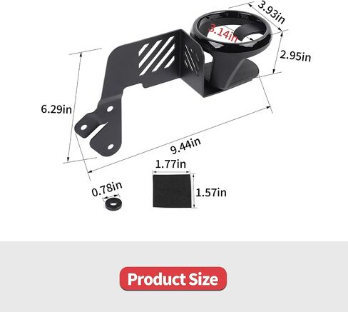 1PC Upgraded Door Cup Holder Fit for Jeep Wrangler JL JLU 2018-2024 & Gladiator JT 2020-2024, Passenger Side in Saudi Arabia
