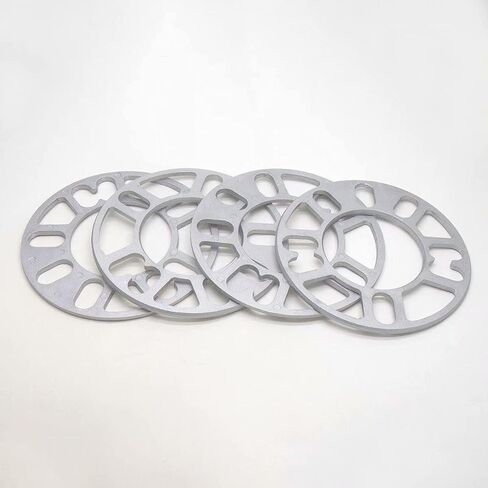 GAsupply 5mm Universal Wheel Spacers, 4 Pcs Universal Wheel Adapters for Most 4 & 5 Lug Vehicles PCD 98-120 in Kuwait