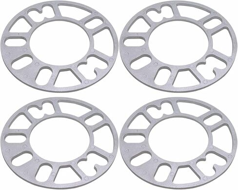 GAsupply 5mm Universal Wheel Spacers, 4 Pcs Universal Wheel Adapters for Most 4 & 5 Lug Vehicles PCD 98-120 in Kuwait