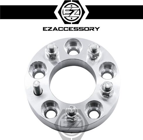 ezaccessory 2 Wheel Spacers Adapters 5x4.5 to 5x4.5 for Ford Mustang 94-14 Explorer - 2" Thick 1/2" Studs in Saudi Arabia