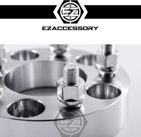 ezaccessory 2 Wheel Spacers Adapters 5x4.5 to 5x4.5 for Ford Mustang 94-14 Explorer - 2" Thick 1/2" Studs in Saudi Arabia