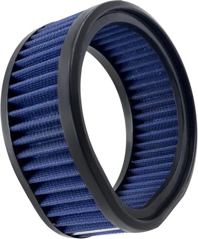 AHL Motorcycle High Flow Air Filter Reusable Air Cleaner Compatible with 1998-2004 Gilroy Indian with the S&S engines, E-3226 Round, Drag reference # 1011-0315 Not round,Midwest # 12-579 Not round in Saudi Arabia