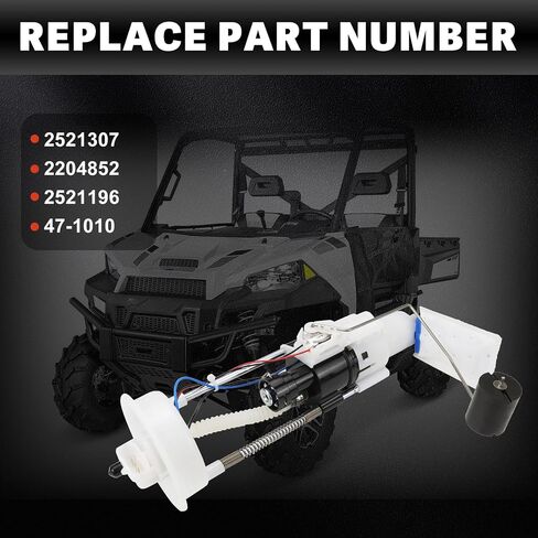 USTAR Fuel Pump Assembly Compatible with Polaris RZR 800 EFI EPS LE 2008-2010 Replaces# 47-1019 24-71019 in Saudi Arabia
