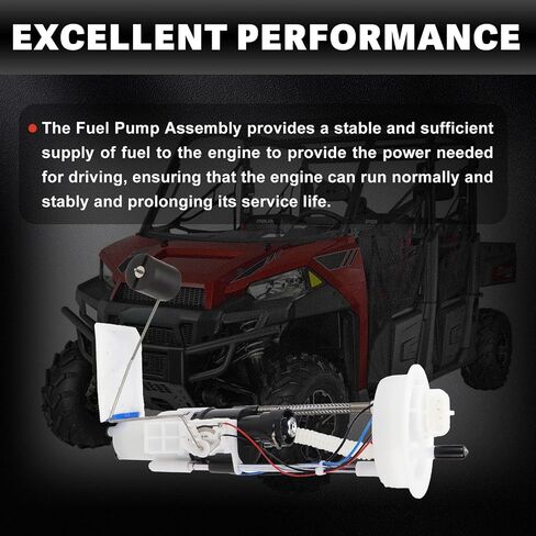 USTAR Fuel Pump Assembly Compatible with Polaris RZR 800 EFI EPS LE 2008-2010 Replaces# 47-1019 24-71019 in Saudi Arabia