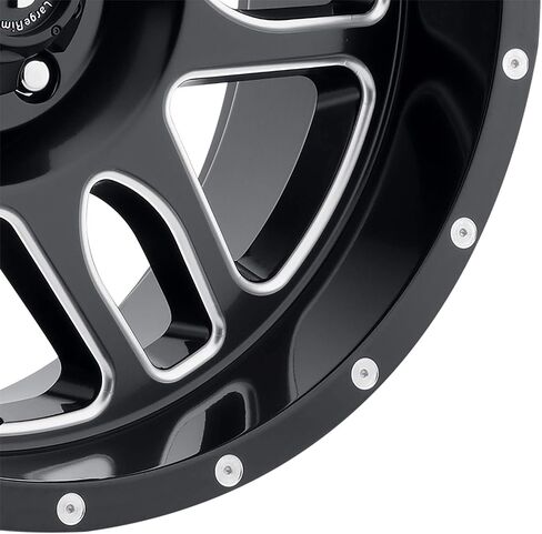 إطارات Lrg 20X10 5X5 4.5BS إزاحة -24 مم أسود مطحون 11621073924N in Saudi Arabia