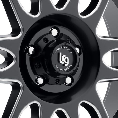 إطارات Lrg 20X10 5X5 4.5BS إزاحة -24 مم أسود مطحون 11621073924N in Saudi Arabia
