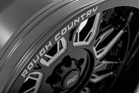Rough Country 86 Series One-Piece Aluminum Wheel - 20x10, 6x135mm Bolt Pattern, 19mm Offset, Gloss Black in Saudi Arabia