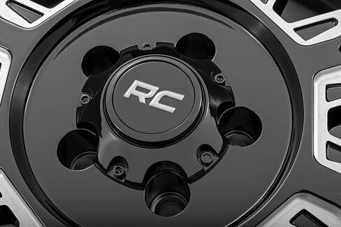 Rough Country 86 Series One-Piece Aluminum Wheel - 20x10, 6x135mm Bolt Pattern, 19mm Offset, Gloss Black in Saudi Arabia