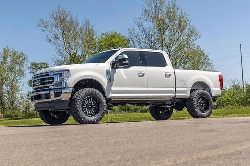 Rough Country 86 Series One-Piece Aluminum Wheel - 20x10, 6x135mm Bolt Pattern, 19mm Offset, Gloss Black in Saudi Arabia