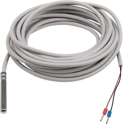 FTARP03 NTC 5m Silica Gel Cable Stainless Steel Waterproof Probe 10K Resistance RTD Temperature Sensor(3435 B 5x50mm Probe) in Saudi Arabia