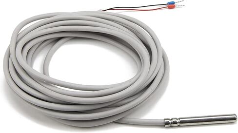 FTARP03 NTC 5m Silica Gel Cable Stainless Steel Waterproof Probe 10K Resistance RTD Temperature Sensor(3435 B 5x50mm Probe) in Saudi Arabia