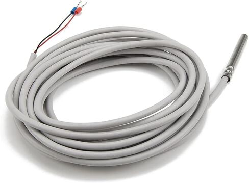 FTARP03 NTC 5m Silica Gel Cable Stainless Steel Waterproof Probe 10K Resistance RTD Temperature Sensor(3435 B 5x50mm Probe) in Saudi Arabia