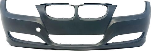 FitParts Compatible with Front Bumper Cover 2009-2012 BMW 328i 323i 335i 335d 3-Series Sedan Wagon. New Primed Without Sensor Holes, With Fog Light Holes. BM1000212 51117226709 in Saudi Arabia