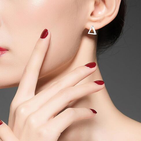 Yongxu شخصية عصرية مثلث بذور الخردل أقراط مواد هيبوالرجينيك المعتقدات الدينية مجوهرات مناسبة للنساء in Kuwait