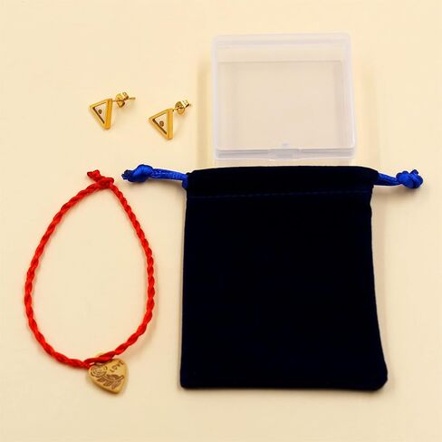 Yongxu شخصية عصرية مثلث بذور الخردل أقراط مواد هيبوالرجينيك المعتقدات الدينية مجوهرات مناسبة للنساء in Kuwait