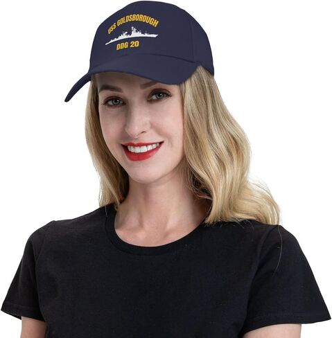 USS Goldsborough Ddg-20 Baseball Cap for Men Women Dad Hat Adjustable Trucker Hat Sports Hat Navy Blue in Saudi Arabia