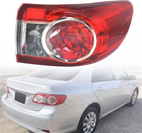labwork Passenger Side Tail Light Replacement for Toyota Corolla 2011 2012 2013 Outer Right Side Tail Lamp 8155002580 TO2805111 in Saudi Arabia