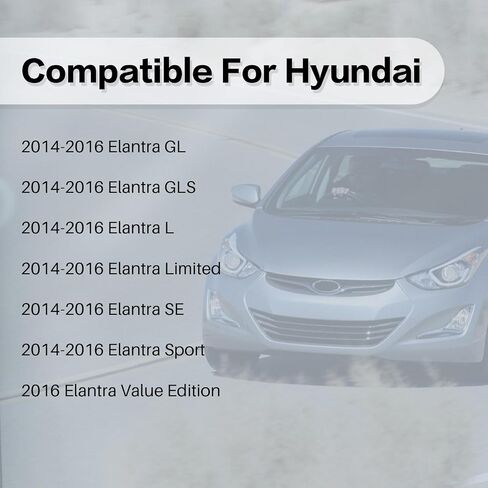 شبكة أمامية من CarPartsDepot علوية مع قالب من الكروم متوافق مع Hyundai 2014-2016 Elantra 863503X700 HY1200173 in Saudi Arabia