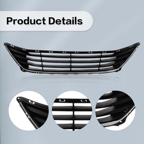 شبكة أمامية من CarPartsDepot علوية مع قالب من الكروم متوافق مع Hyundai 2014-2016 Elantra 863503X700 HY1200173 in Saudi Arabia