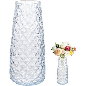 مجموعة مزهرية زجاجية وردية مكونة من 30 قطعة، مزهريات زهور صغيرة بكميات كبيرة، مزهريات كلاسيكية صغيرة للقطع المركزية، المنزل، الحفلات، تزيين طاولة الزفاف (30 عبوة) in Kuwait