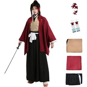 Yoriichi Cosplay Costume,Tsugikuni Cosplay for Holloween in Kuwait