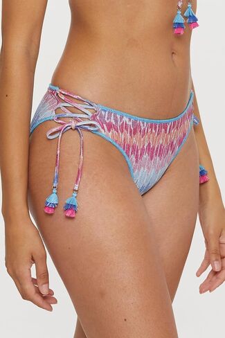 BECCA Women's Standard Joshua Tree Hipster Bikini Bottom, Cheeky Coverage, Swimwear Separates, Multicolor in Saudi Arabia