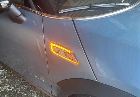 iJDMTOY Euro Smoked Lens Sequential Blink Amber LED Fender Side Marker Light Kit Compatible with 2015-up Mini Cooper F54 Clubman, Replace OEM Amber/Clear Sidemarkers in Saudi Arabia