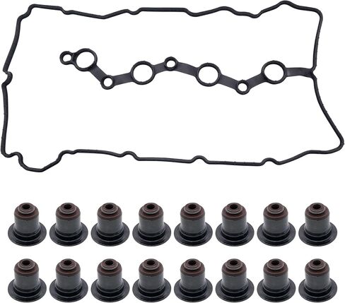 HiSport Engine Cylinder Head Valve Cover Gasket Seal - Compatible with Hyundai ix35 Sonata Sonata Tucson Santa Fe Kia Sportage Optima Sorento Rondo 2.0L 2.4L 2010-2016 - Replace VS50869R in Saudi Arabia