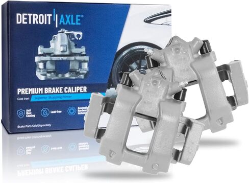 Detroit Axle - Front Brake Calipers w/Bracket + Brake Pads Kit Replacement for BMW 228i 230i 320i 328d xDrive - 4pc Set in Saudi Arabia