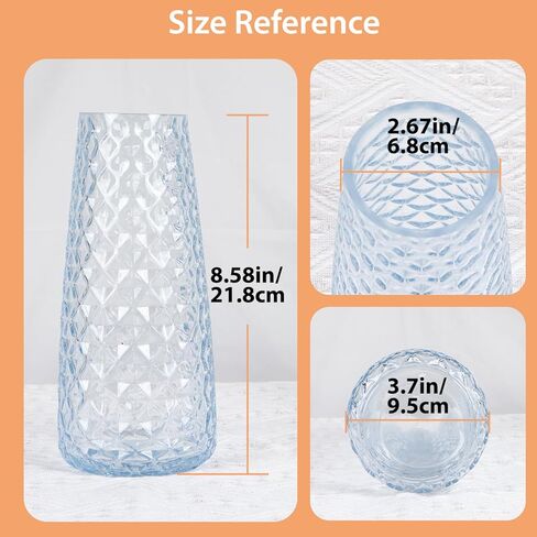 مجموعة مزهرية زجاجية وردية مكونة من 30 قطعة، مزهريات زهور صغيرة بكميات كبيرة، مزهريات كلاسيكية صغيرة للقطع المركزية، المنزل، الحفلات، تزيين طاولة الزفاف (30 عبوة) in Kuwait