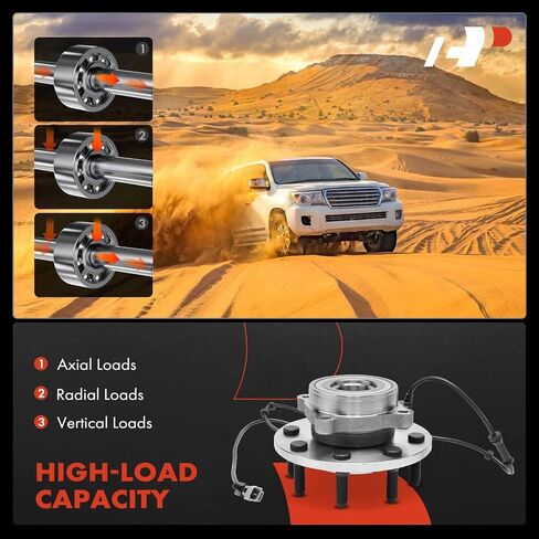 A-Premium Front Wheel Bearing and Hub Assembly with ABS & 8-Lug Compatible with Dodge Ram 2500 3500 2000-2002 & with 4-Wheel ABS Only in Saudi Arabia