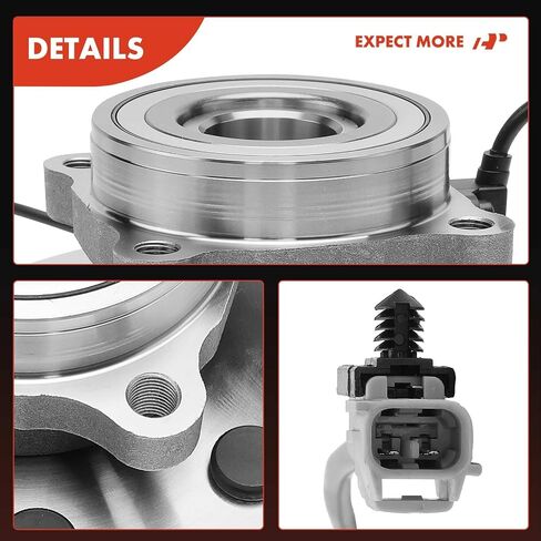 A-Premium Front Wheel Bearing and Hub Assembly with ABS & 8-Lug Compatible with Dodge Ram 2500 3500 2000-2002 & with 4-Wheel ABS Only in Saudi Arabia
