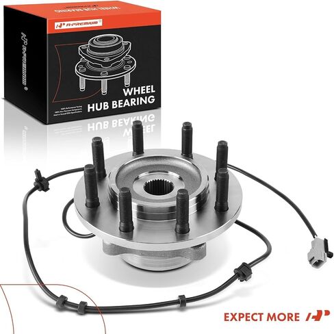 A-Premium Front Wheel Bearing and Hub Assembly with ABS & 8-Lug Compatible with Dodge Ram 2500 3500 2000-2002 & with 4-Wheel ABS Only in Saudi Arabia
