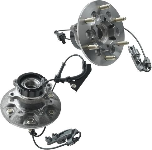 Detroit Axle - 4WD Front Wheel Bearing Hubs for 04-08 Chevy Colorado GMC Canyon, Isuzu i-350 i-370, Replacement 2004 2005 2006 2007 2008 Wheel Bearing and Hubs Assembly Set in Saudi Arabia