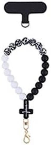 BEEFLYING Silicone Beaded Phone Charm Wrist Strap for Case in Kuwait