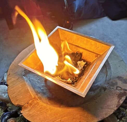 مجموعات أدوات Agnihotra النحاسية، هافان كوند النحاس، طقوس النار الفيدية، مجموعة ياجنا، مجموعة فاستو هافان، مصنوعة يدويًا في الهند، طقوس الأيورفيدا، عنصر بوجا صديق للبيئة، مجموعة أغنيهوترا كاملة 1، بني وبارد، in Saudi Arabia