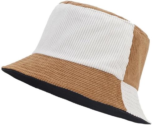 Quanhaigou Corduroy Bucket Hats Unisex Reversible Travel Daily Cap for Men Women Teens in Saudi Arabia