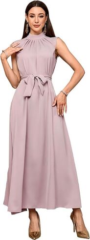 MedeShe Women's Islamic Abaya Muslim Basic Inner Dress Robe Sleeveless Tank Long Dress in Saudi Arabia