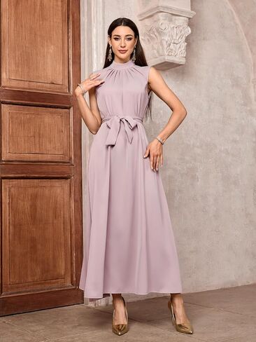 MedeShe Women's Islamic Abaya Muslim Basic Inner Dress Robe Sleeveless Tank Long Dress in Saudi Arabia