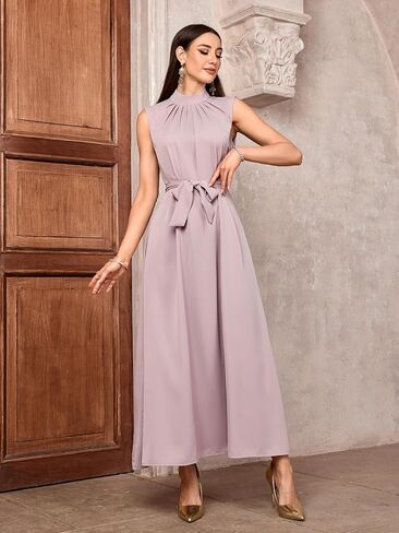 MedeShe Women's Islamic Abaya Muslim Basic Inner Dress Robe Sleeveless Tank Long Dress in Saudi Arabia