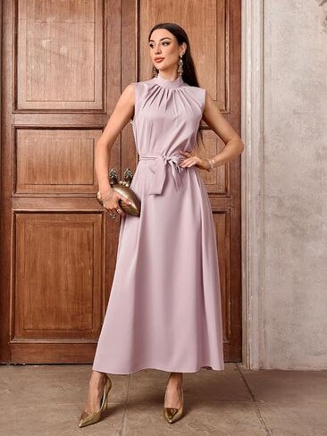 MedeShe Women's Islamic Abaya Muslim Basic Inner Dress Robe Sleeveless Tank Long Dress in Saudi Arabia