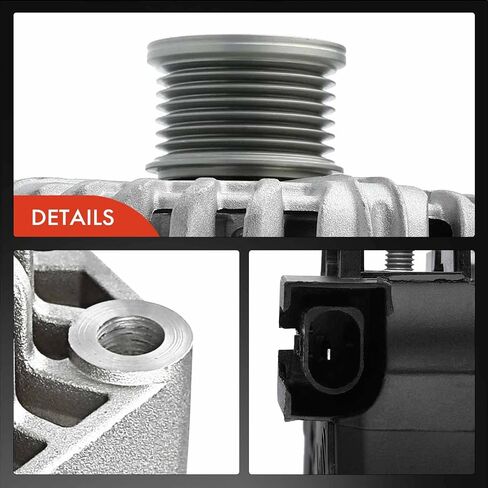 مولد كهربائي ممتاز متوافق مع BMW E70 X5 2007 2008 2009 2010 L6 3.0L، 12V 230Amp CW 7-Groove Clutch Pulley، استبدال # 12317560988، 12317560989 in Saudi Arabia