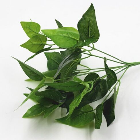 Artificial Pothos Leaves Faux Greenery Stems Decor Artificial Green Branches Leaves for Wedding Flowers Bouquet Home Decors in Saudi Arabia