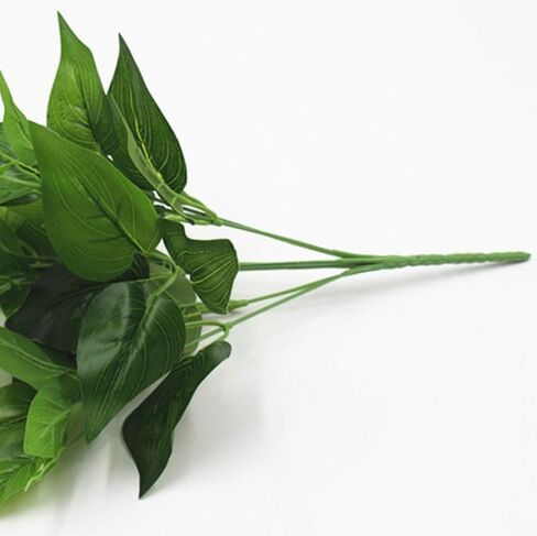Artificial Pothos Leaves Faux Greenery Stems Decor Artificial Green Branches Leaves for Wedding Flowers Bouquet Home Decors in Saudi Arabia