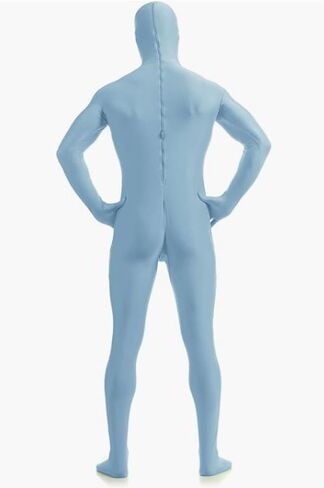 Men's and Women's Spandex Open Face Full Body Zentai Costume Bodysuit Halloween Cosplay Body Suit in Saudi Arabia